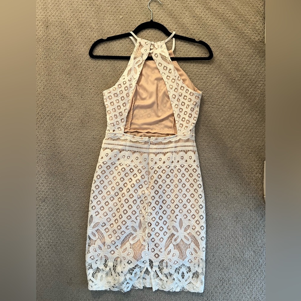 Lulus “Steal a Kiss” White Lace Open Back Dress | Women’s S - Picture 5 of 7
